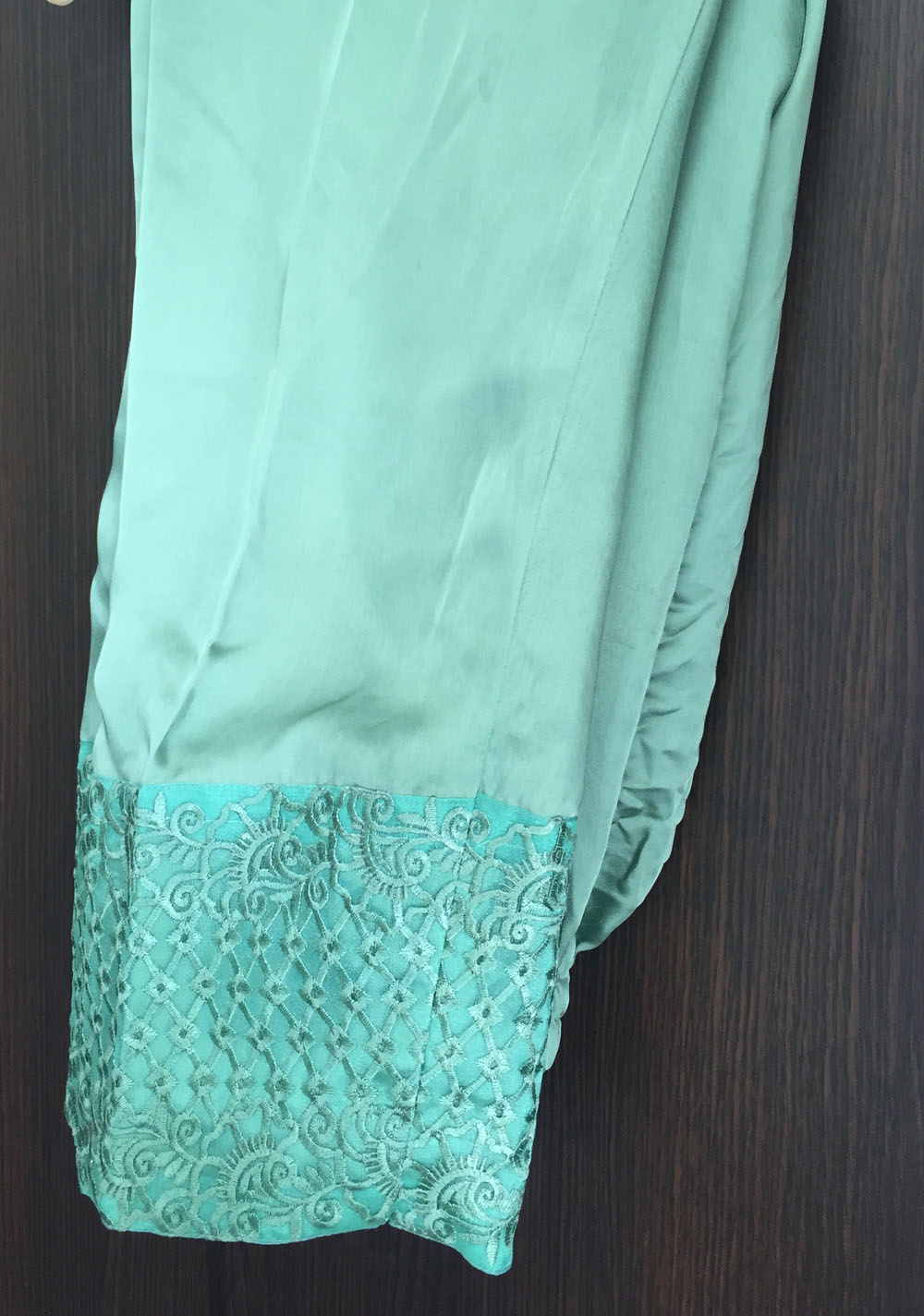 Embellished Mint Gown